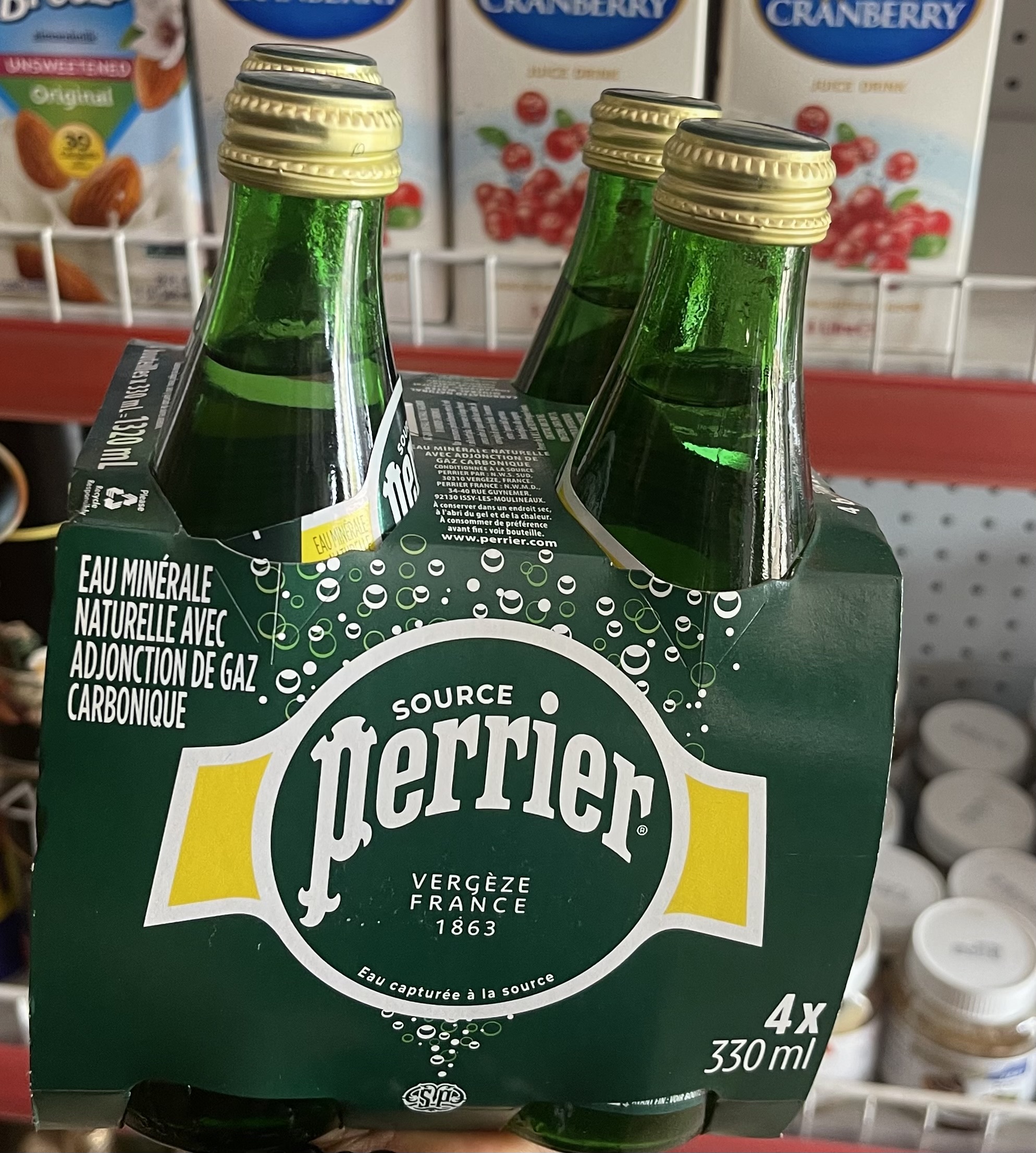 PERRIER NATURAL MINERAL WATER