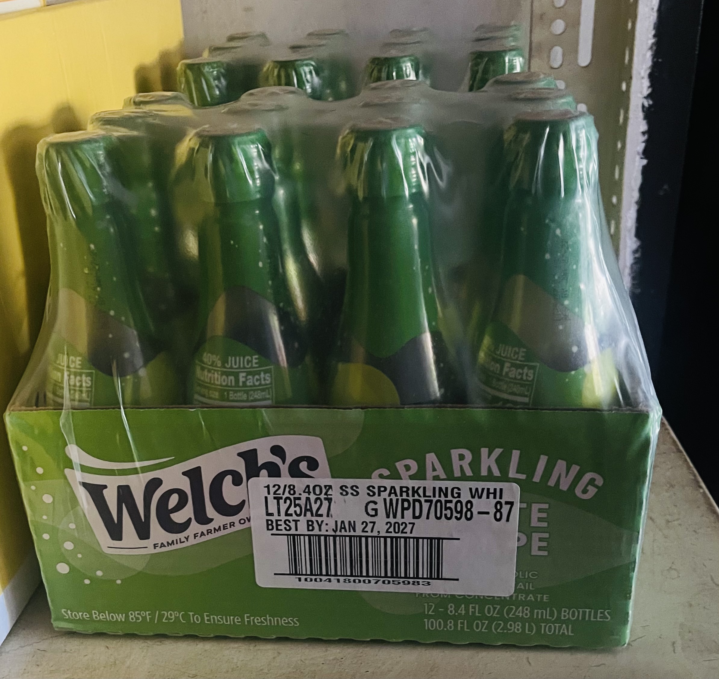 WELCH SPARKLING JUICE