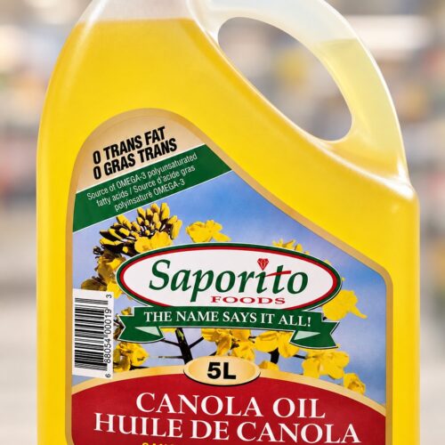 SAPORITO CANOLA OIL 5LITRES