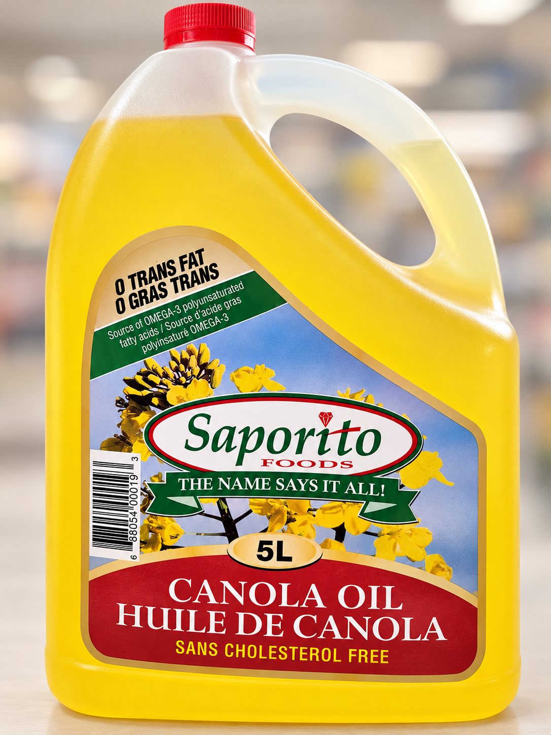 SAPORITO CANOLA OIL 5LITRES
