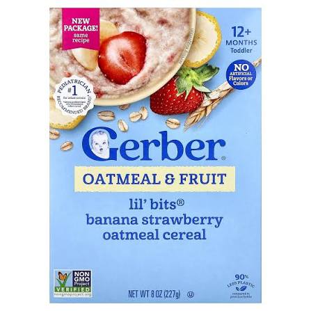 GERBER LIL & HEARTY BITS 227G