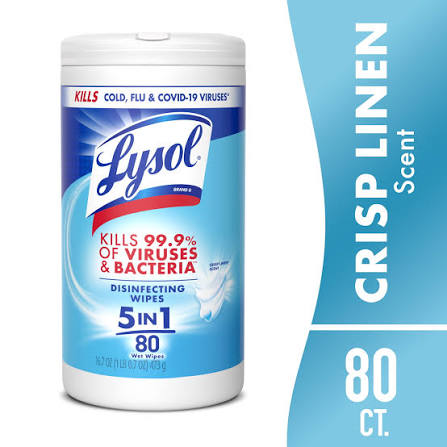 LYSOL DISINFECTANT WIPES